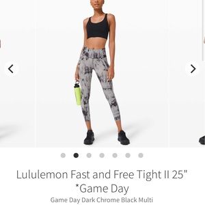 Lululemon Fast and Free Tight II 25” Game Day